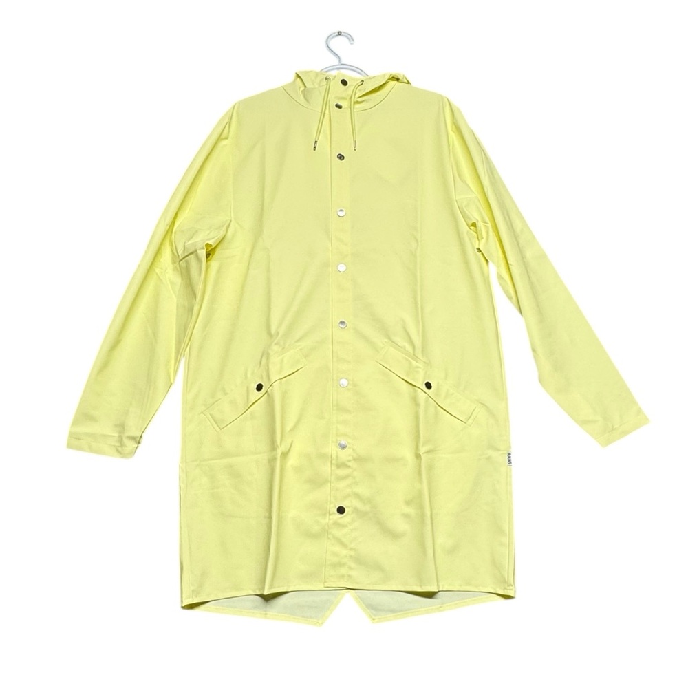 Rains Long Jacket 12020 Straw Unisex‎ Large
NWT Hooded Waterproof Wind Resistant